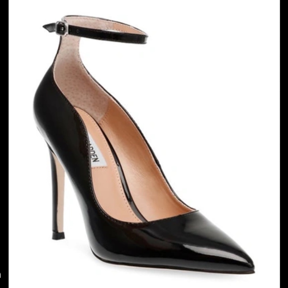 Steve Madden Vayda Black Pointed Toe Pumps Size 8 - image 1